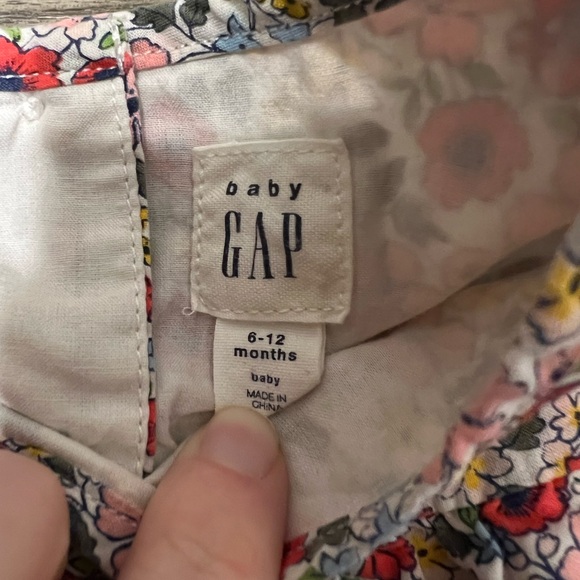 Baby GAP Floral Long Sleeve Dress - 6-12 Months - Picture 2 of 5